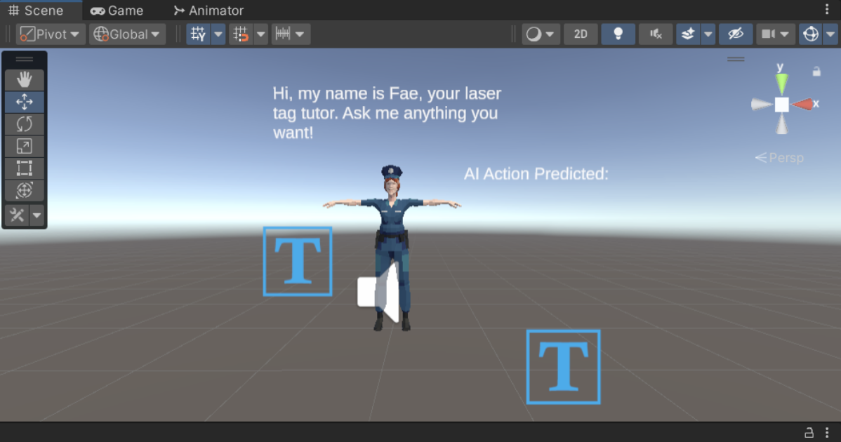 Development Process behind Conversational AI Game Tutor