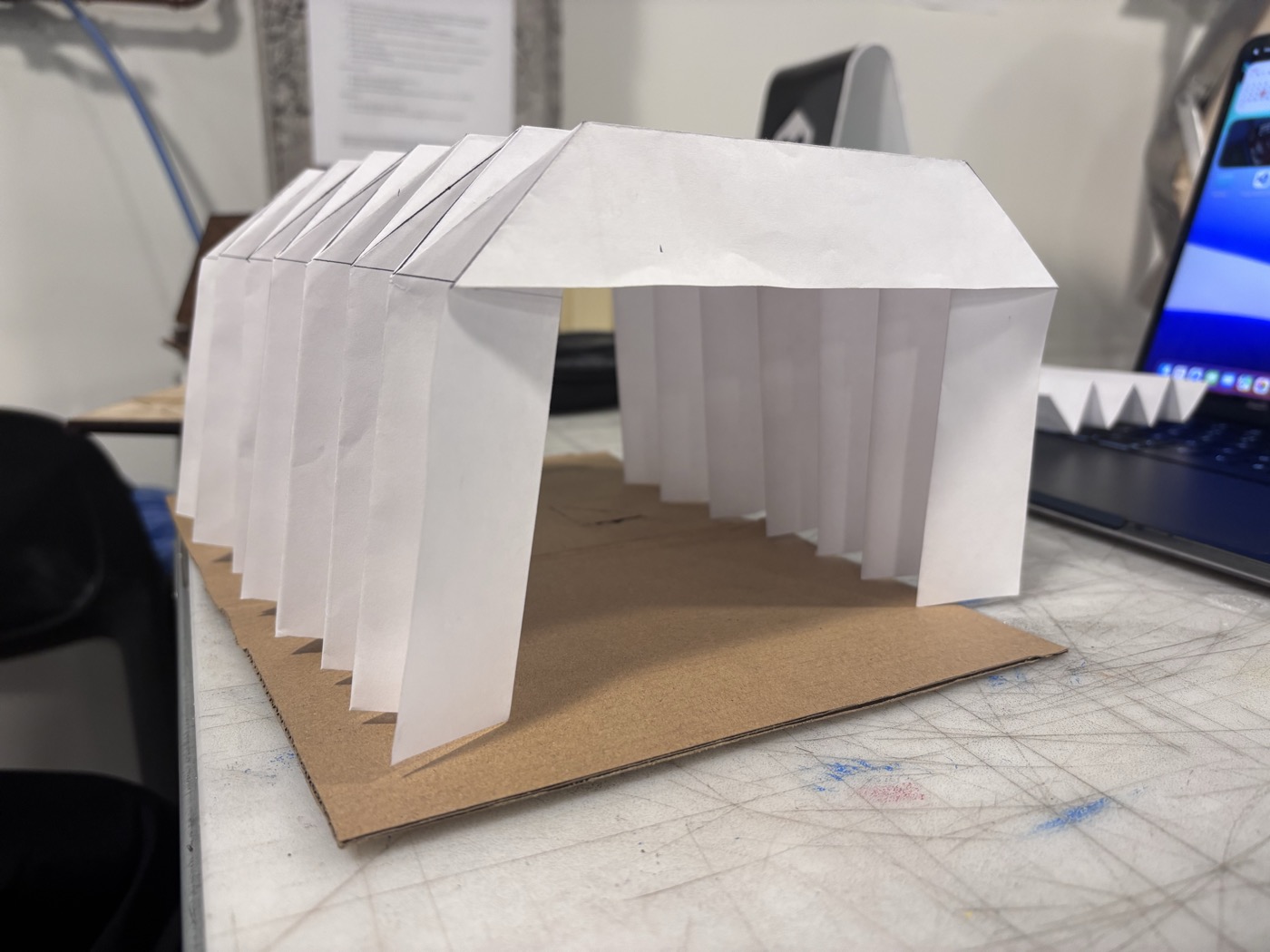 Fold Design 2 — two fully closed folds