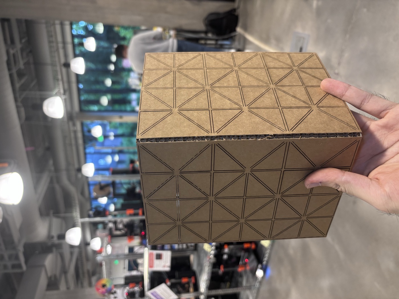 Hinge Design 2 — cardboard hinge